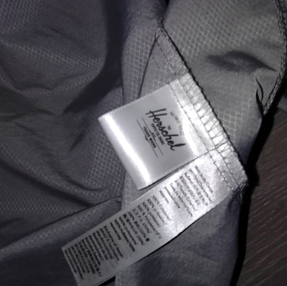 HERSCHEL supply company grey polka dot rain type jacket - Picture 8 of 8